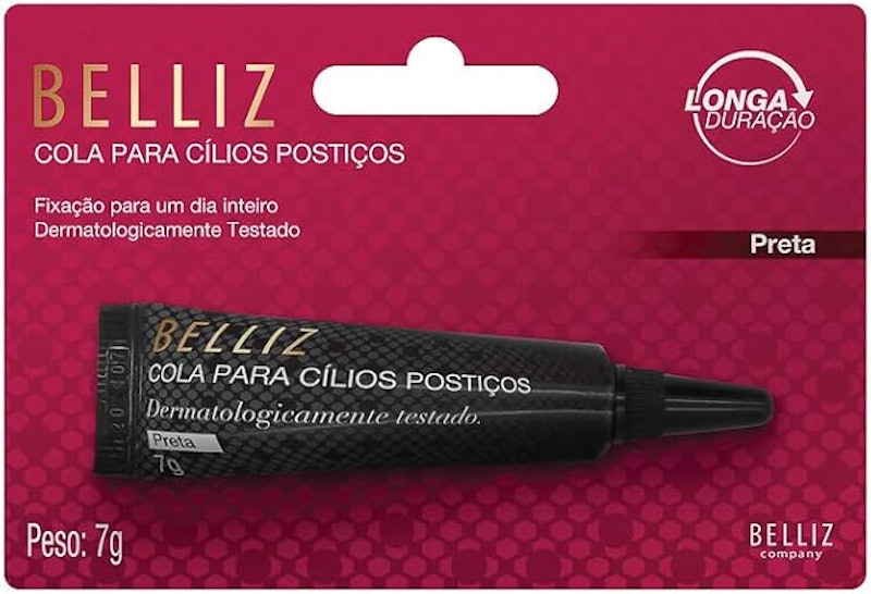Cola Para Cilios Postiços Belliz Preta 2