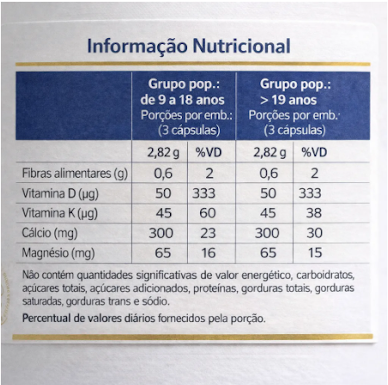 Cálcio Plus 4