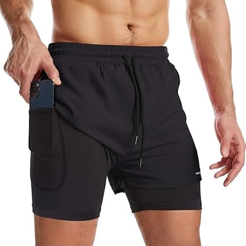 Kit 3 Shorts 2 em 1 Masculino Dryfit Treino 2