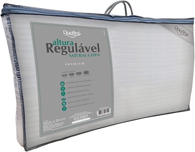Altura Regulável Natural Látex Premium 3