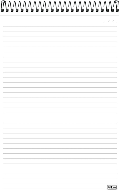 Caderno Espiral ao Alto Capa Flexível P Organizer 2
