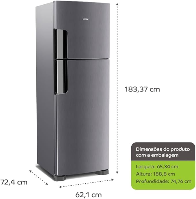 Geladeira Consul Frost Free Duplex 386 Litros 4