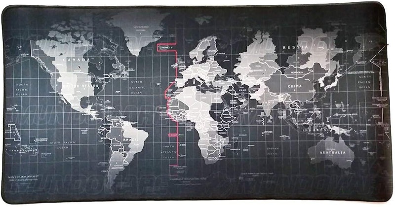 Mouse Pad Gamer Mapa Mundi Extra Grande 4
