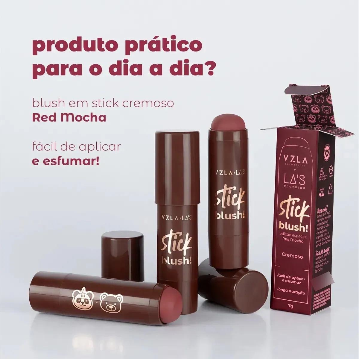 Blush Stick Red Mocha Vizzela + La's 2