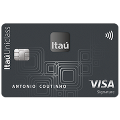 Cartão Itaú Uniclass Visa Signature