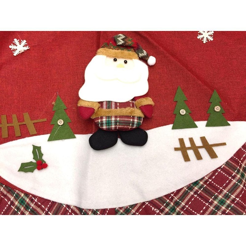 Saia para Árvore de Natal Decorada Premium 3