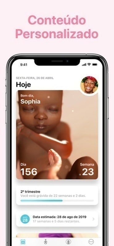 Gravidez + | App de Registro, Semana a Semana 5