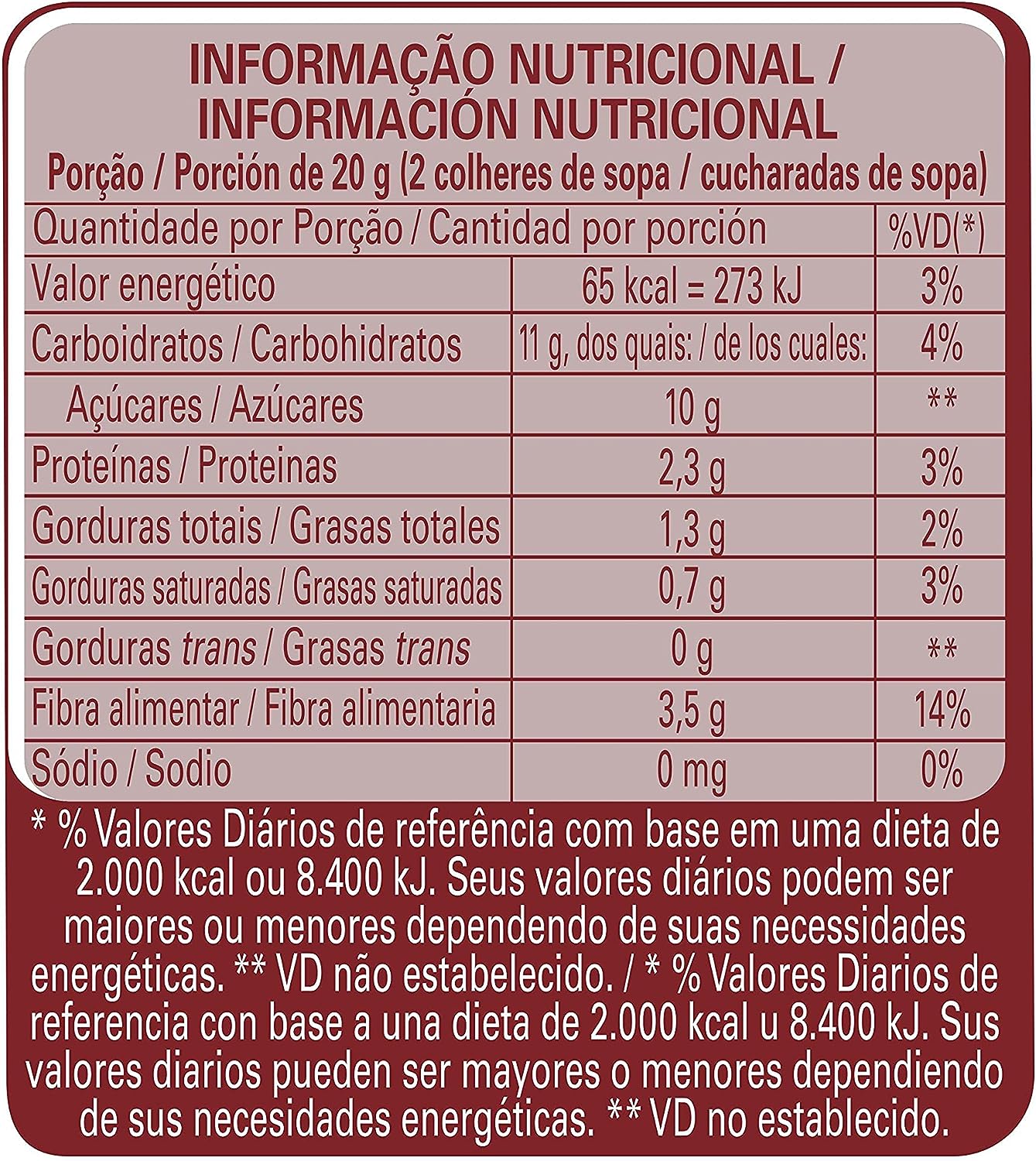 Chocolate em Pó Solúvel 50% Cacau Dois Frades 4