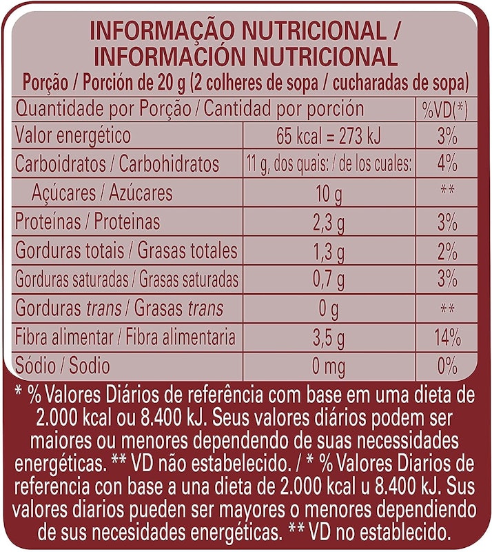 Chocolate em Pó Solúvel 50% Cacau Dois Frades 4
