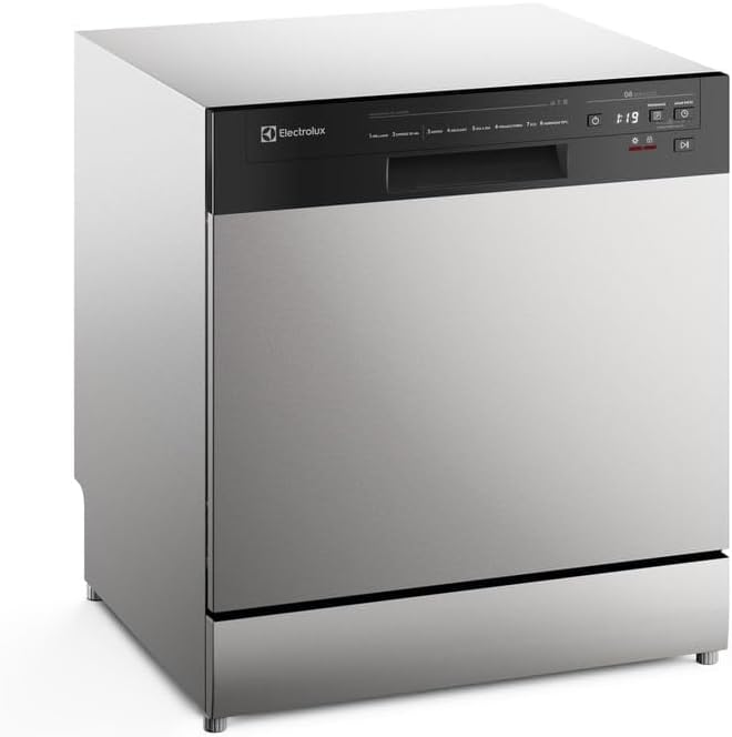 Lava-Louça 8 Serviços com Programa Lava & Seca 2