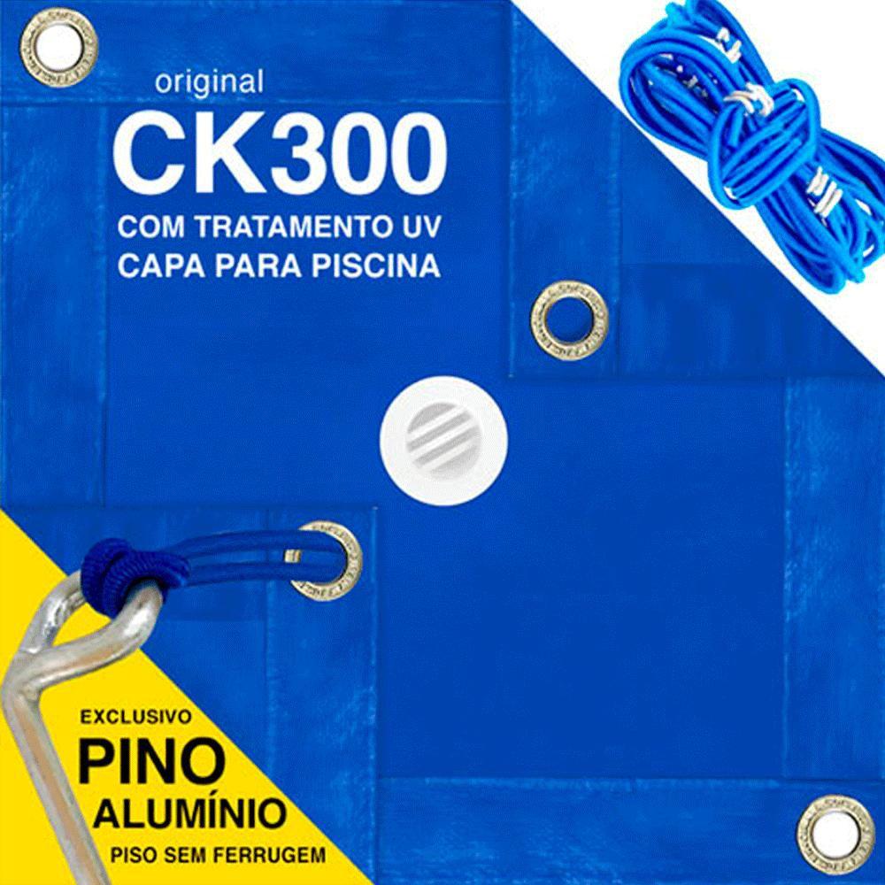 Capa para Piscina CK 300 Micras Proteção Sujeira com Kit Instalação 3