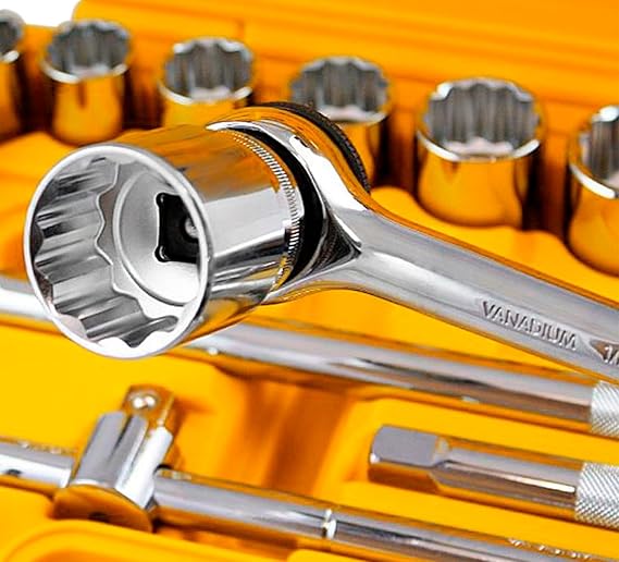 Kit de Ferramentas Manuais Chave Catraca 1/2" 8 a 32 mm 5