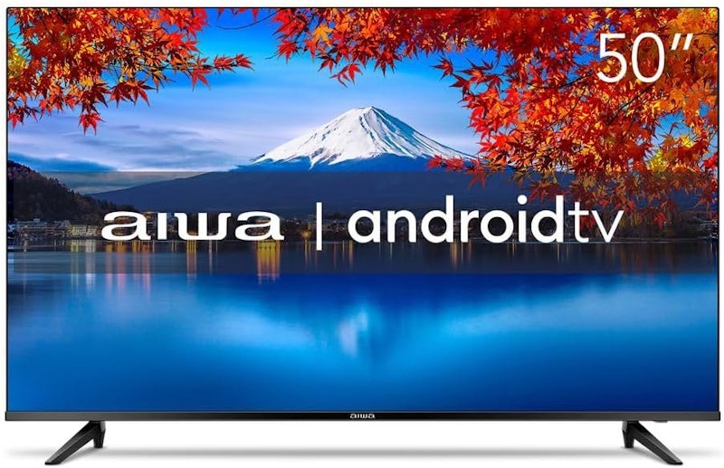 Smart TV AIWA 50” Android 4K Borda Ultrafina 1