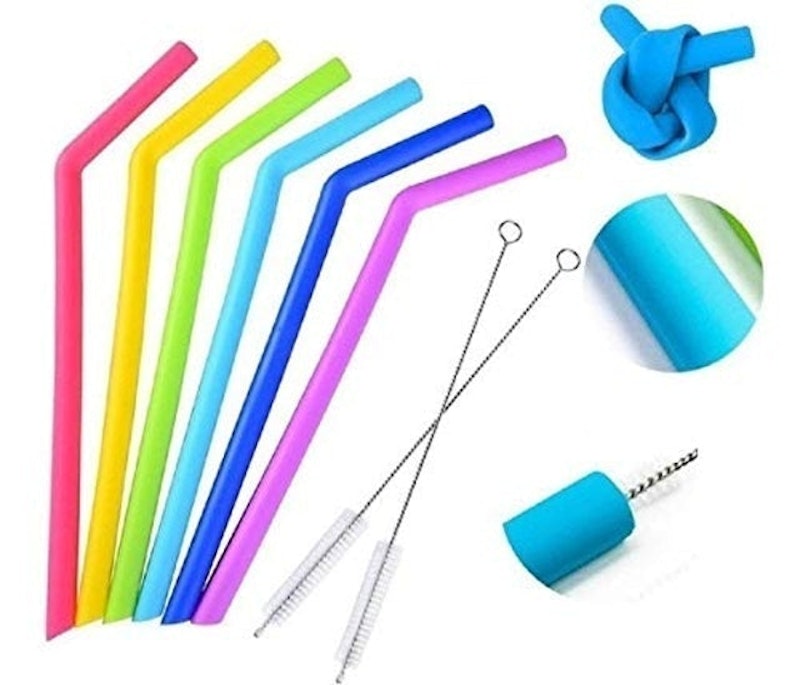 Canudo de Silicone Reutilizável 2