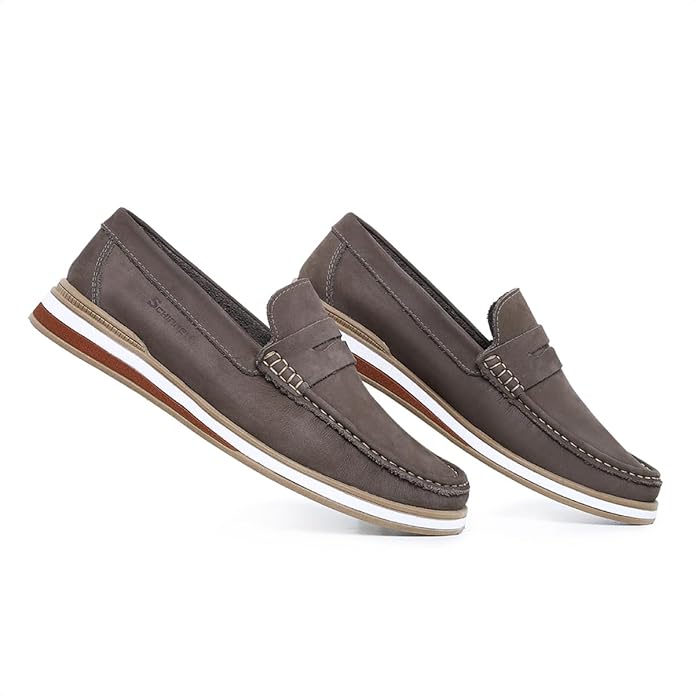 Mocassim Masculino De Couro Schiareli Dockside 3