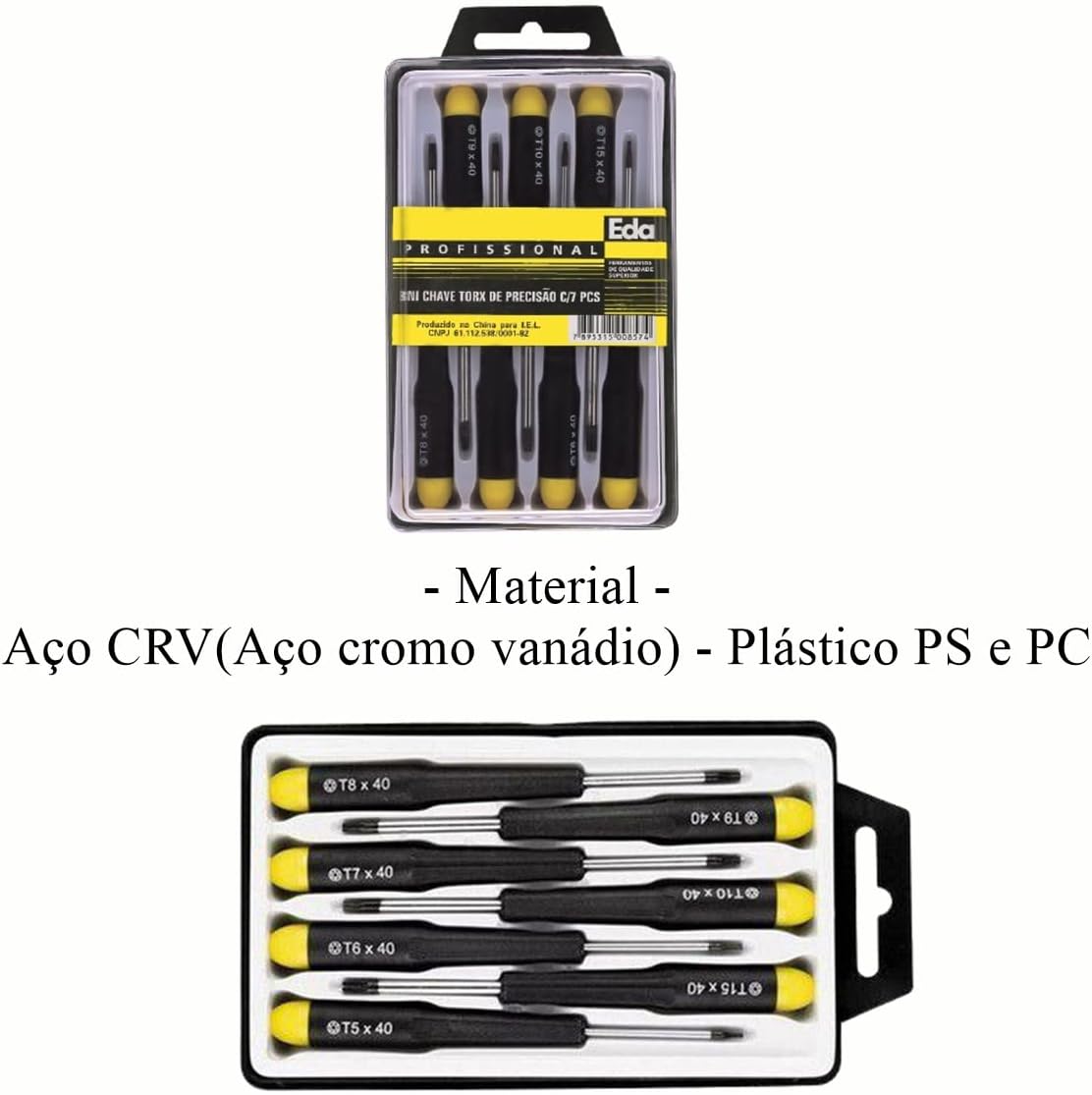 Chaves Torx de Precisão C.V. 7