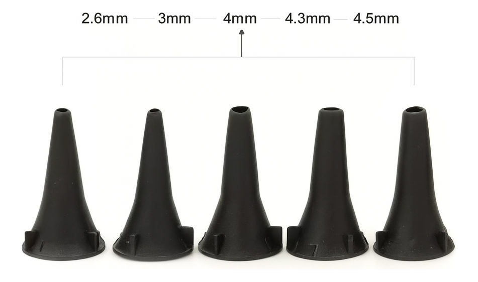 Otoscópio Clínico Portátil com Luz e 6 Espéculos Penlight 2