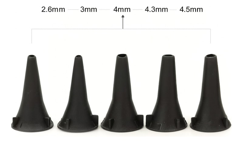 Otoscópio Clínico Portátil com Luz e 6 Espéculos Penlight 2