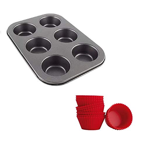 Forma para Cupcake com Forminhas de Silicone - 6 Cavidades 2