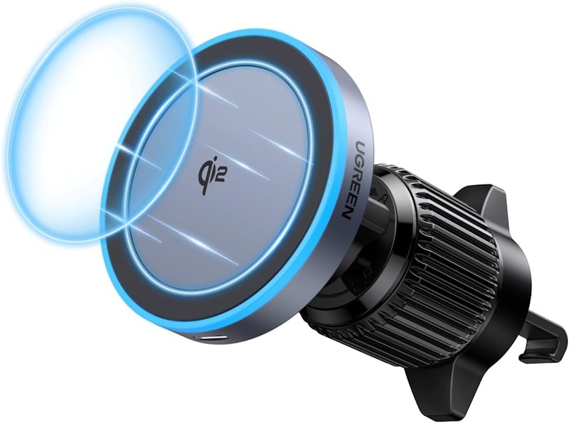 Carregador Magnético Carro Ugreen 15 W Qi2 Celular Preto 1