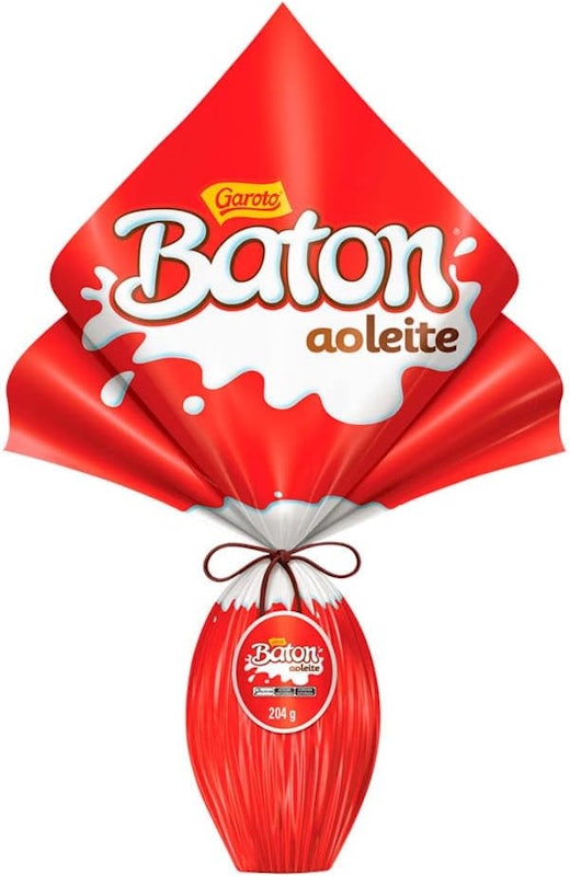 Nestlé Páscoa 2025 Garoto Baton ao Leite 1