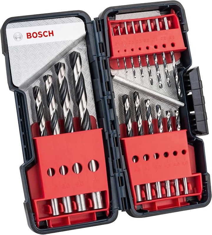 Jogo Broca Metal Bosch HSS-PointTeQ ToughBox 1