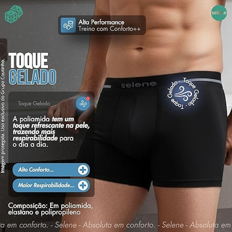Cueca Boxer Sem Costura 5