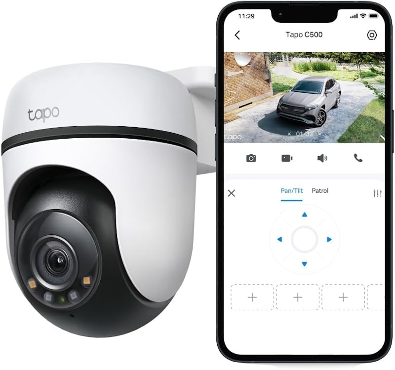 Câmera de Segurança Wi-Fi Externa 360º 1080p Full HD 4