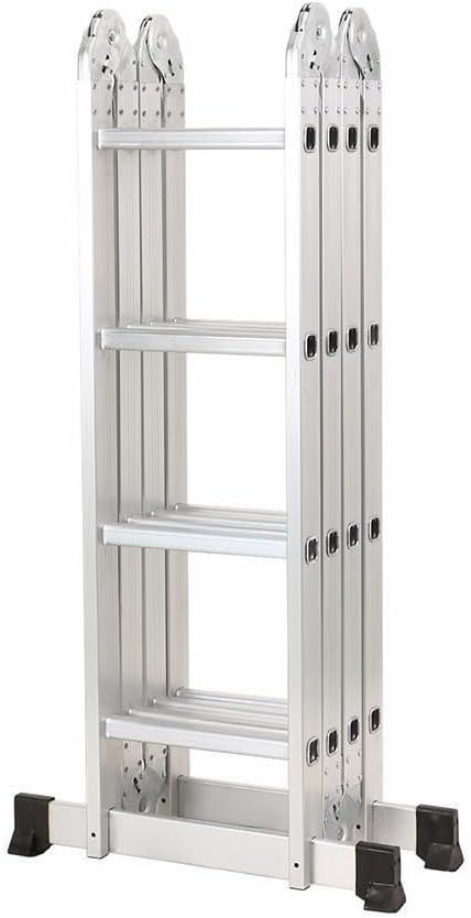 Escada Articulada Multifuncional 4x4 Alumínio 16 Degraus 4,47 m Fortt 5