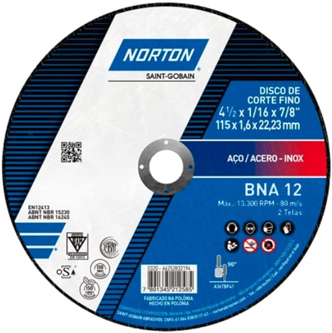 Disco de Corte BNA 12 Norton 1