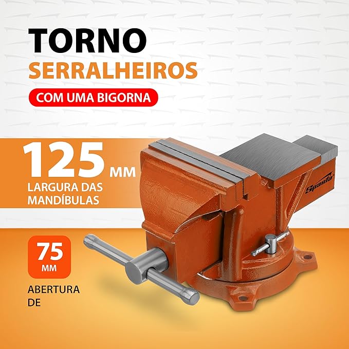 Torno/Morsa de Bancada 5" 2