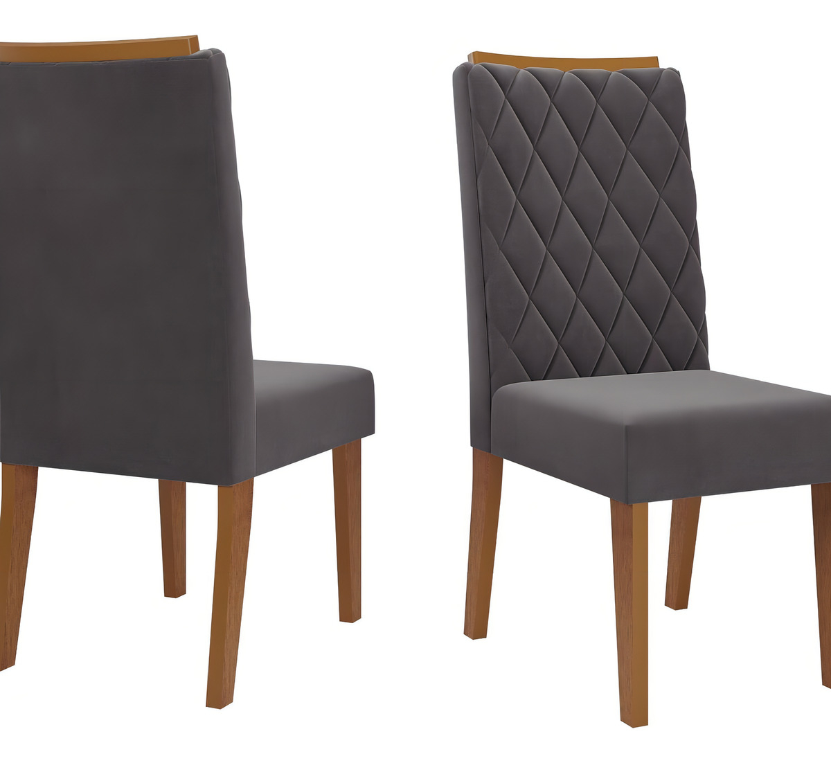 Mesa de Jantar Retangular 200 x 90 Noble com 8 Cadeiras Iza 4