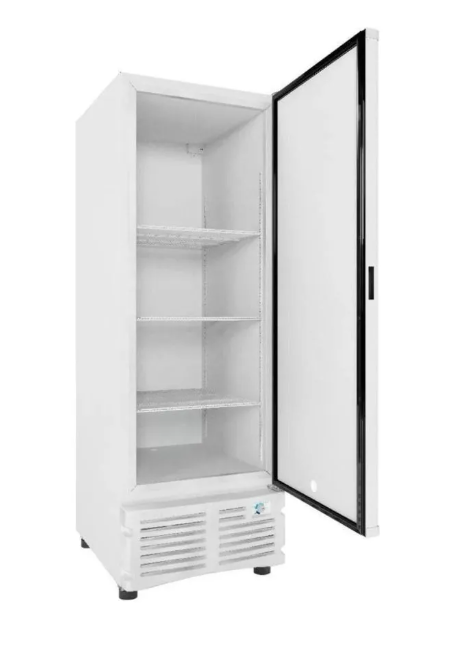Freezer Vertical 561 L Tripla Ação Porta Cega Branca 3