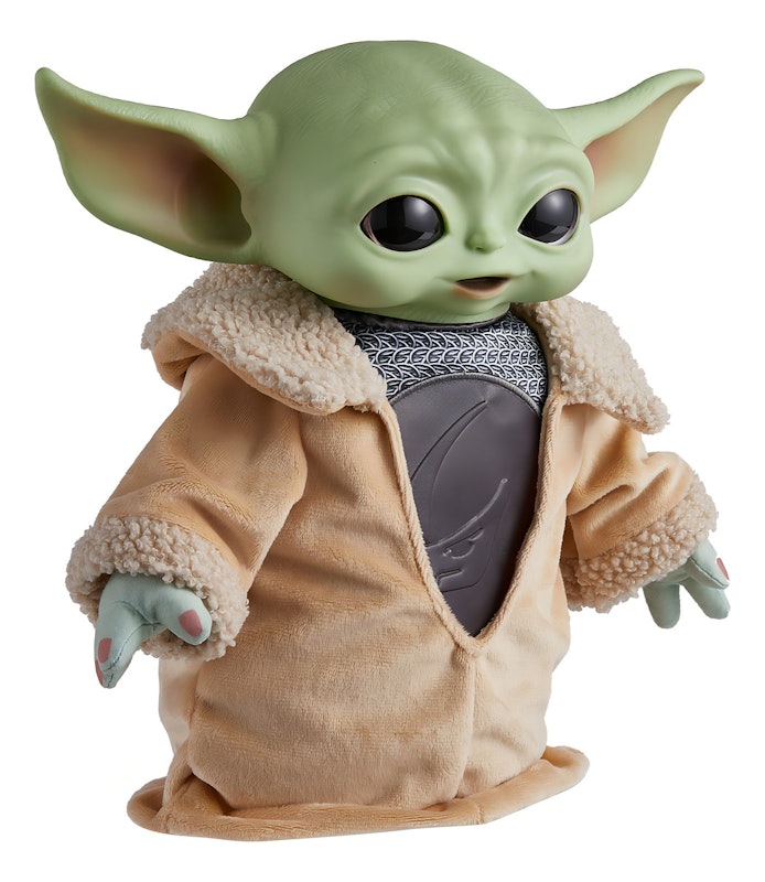 Pelúcia Grogu Star Wars Armadura Beskar Mattel 3