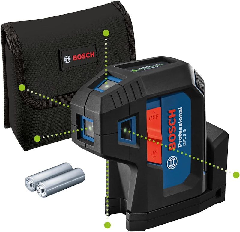 Nível a Laser Verde Bosch GPL 5 G de 5 Pontos 1