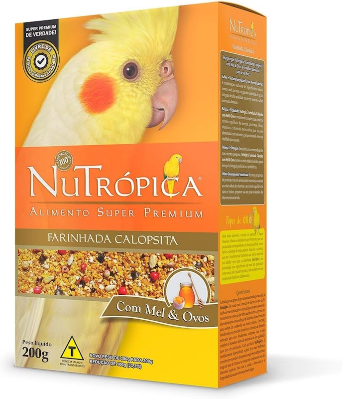 NuTrópica Farinhada Calopsita Mel & Ovos 1