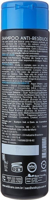 Shampoo Antirresíduo Pérolas de Caviar 300 ml 2