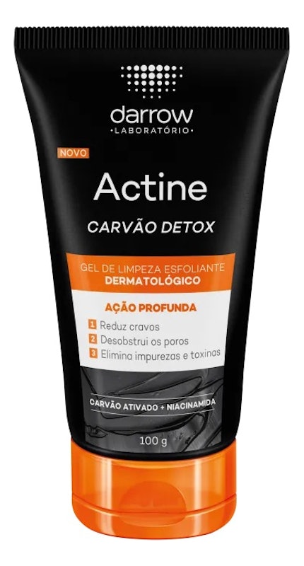 Actine Carvão Detox - Gel Esfoliante Limpeza Profunda 1