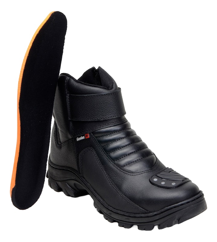 Bota Motociclista em Couro Legítimo 3