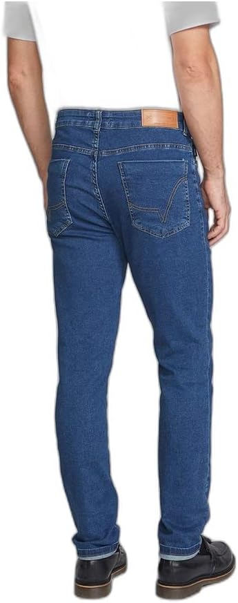 Calça Jeans Básica Masculina Skinny com Elastano 4
