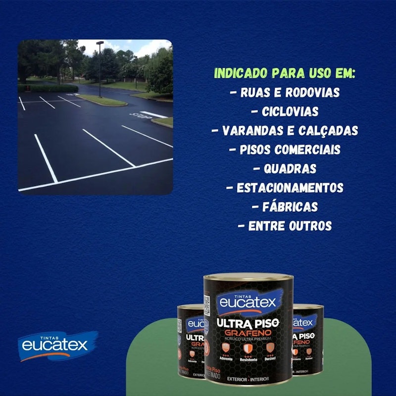 Tinta Acrílica Eucatex Ultra Piso Grafeno Semiacetinada 3