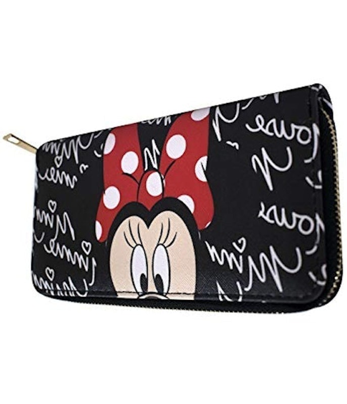 Carteira Rosto Minnie Preta - Disney 3
