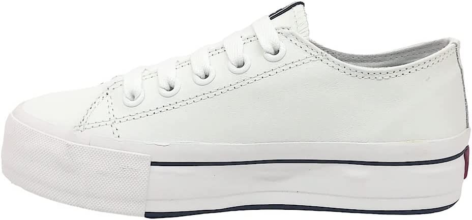 Tênis Coca-Cola Shoes Daytona Plataforma Leather Branco 2