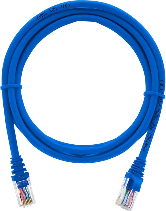 Cabo de Rede 3 m Patch Cord CAT6 Utp 100% Cobre 1