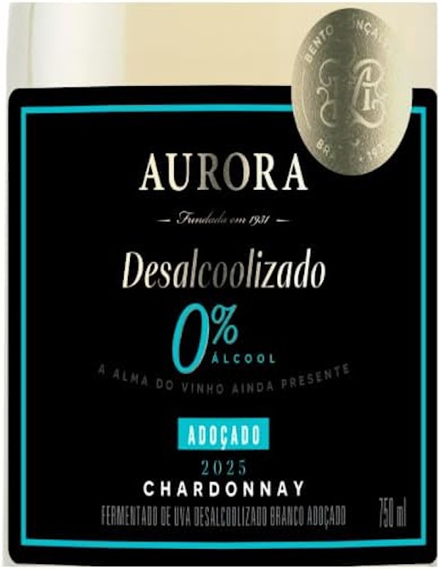 Aurora Desalcoolizado Chardonnay Adoçado 2
