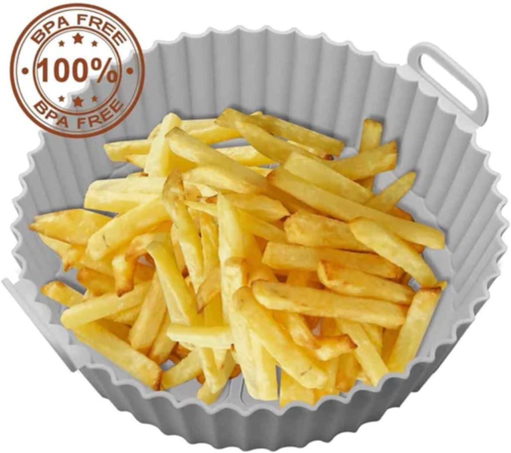 Kit 2 Formas de Silicone para Air Fryer 5