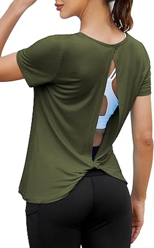 Camisetas Femininas de Ginástica Atléticas 3