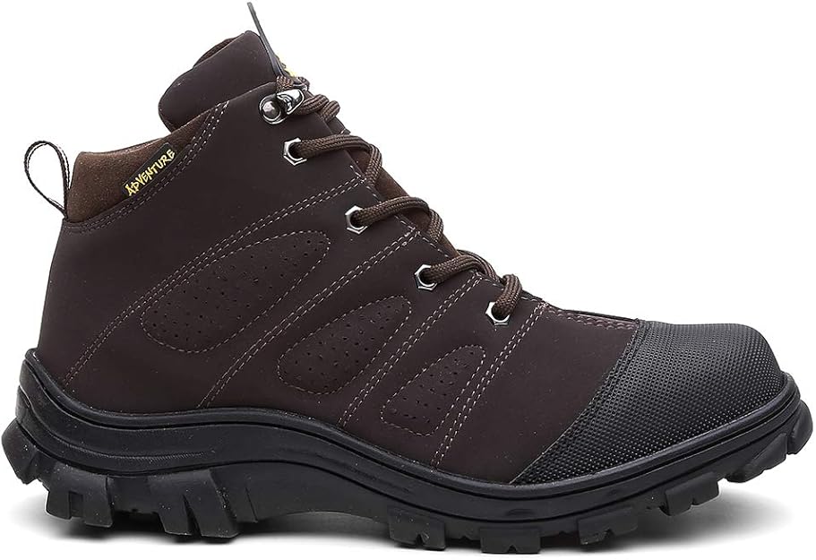 Coturno Masculino Adventure Tênis de Trilha Costurado 3