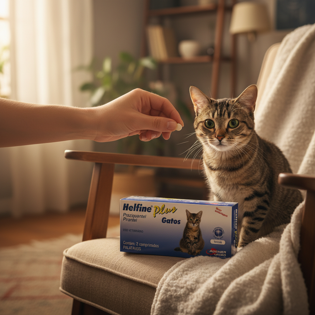 Vermífugo Helfine Plus Gatos 5