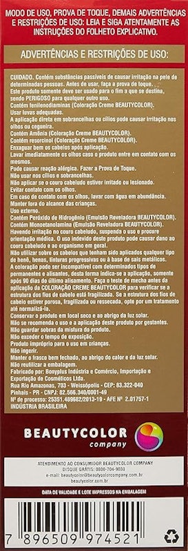 Coloração Individual 96.44 Ruivo Natural Claro BeautyColor 2